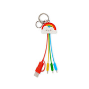 Ladekabel 6-in-1- mit Schlüsselanhänger Rainbow - Link Up Legami