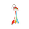 Ladekabel 6-in-1- mit Schlüsselanhänger Rainbow - Link Up Legami