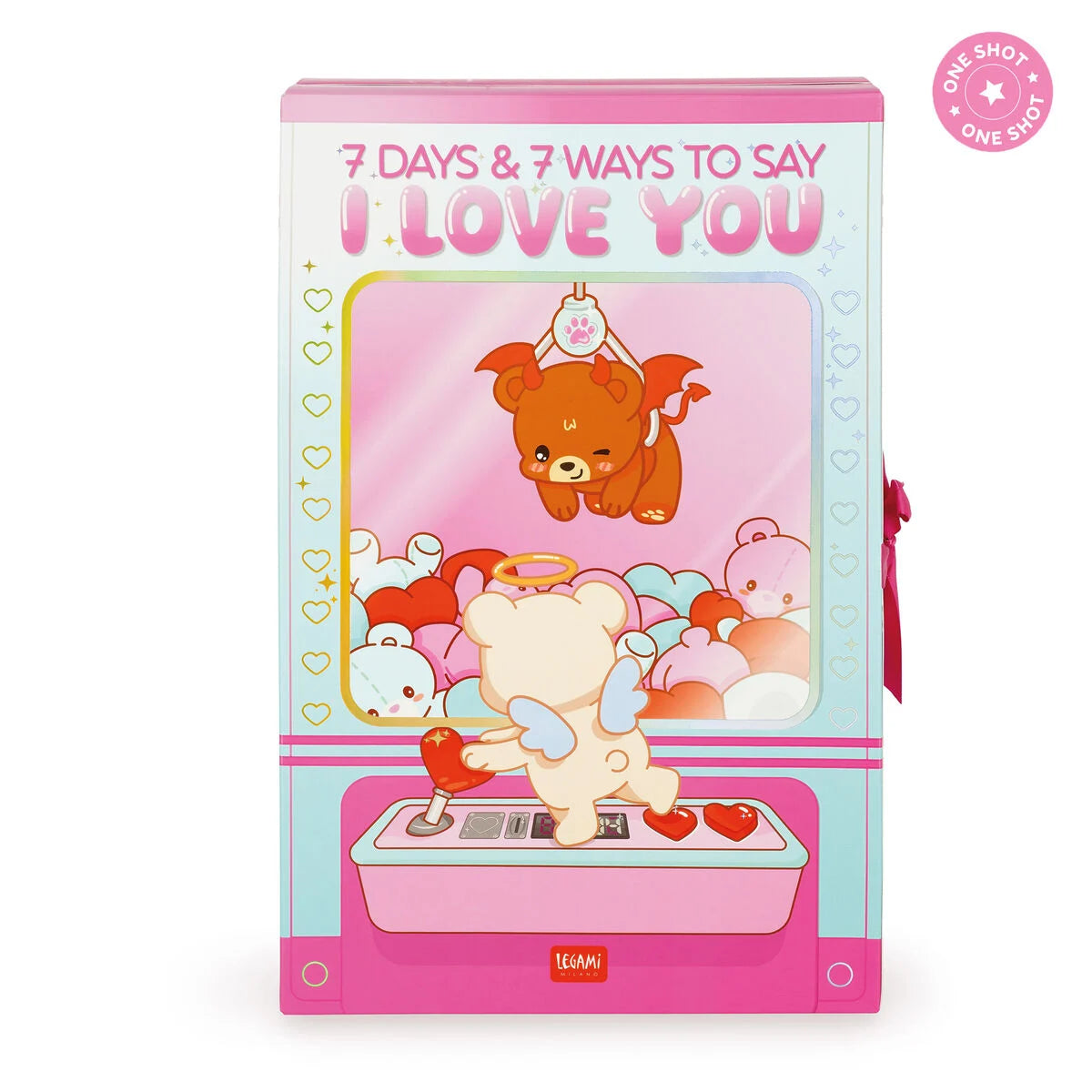 Box mit 7 Überraschungen - 7 Days & 7 Ways to Say I Love You-  Legami