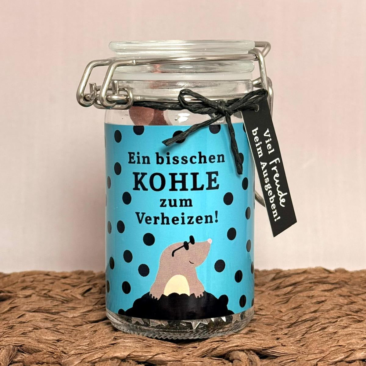 WUNSCHERFÜLLER Einmachglas Depesche