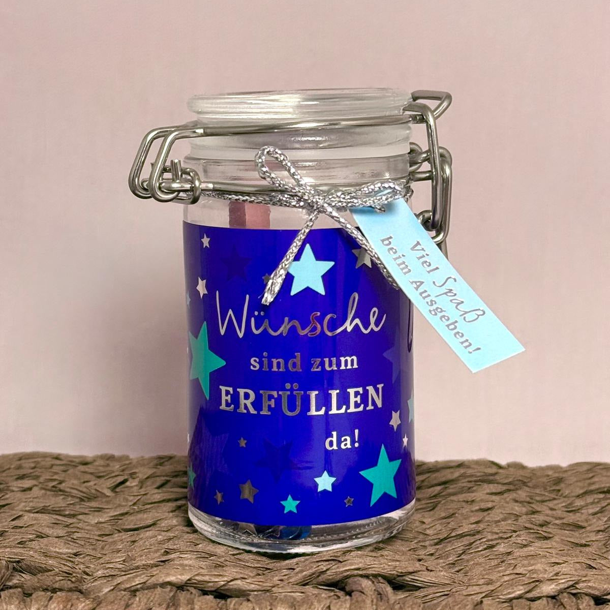 WUNSCHERFÜLLER Einmachglas Depesche