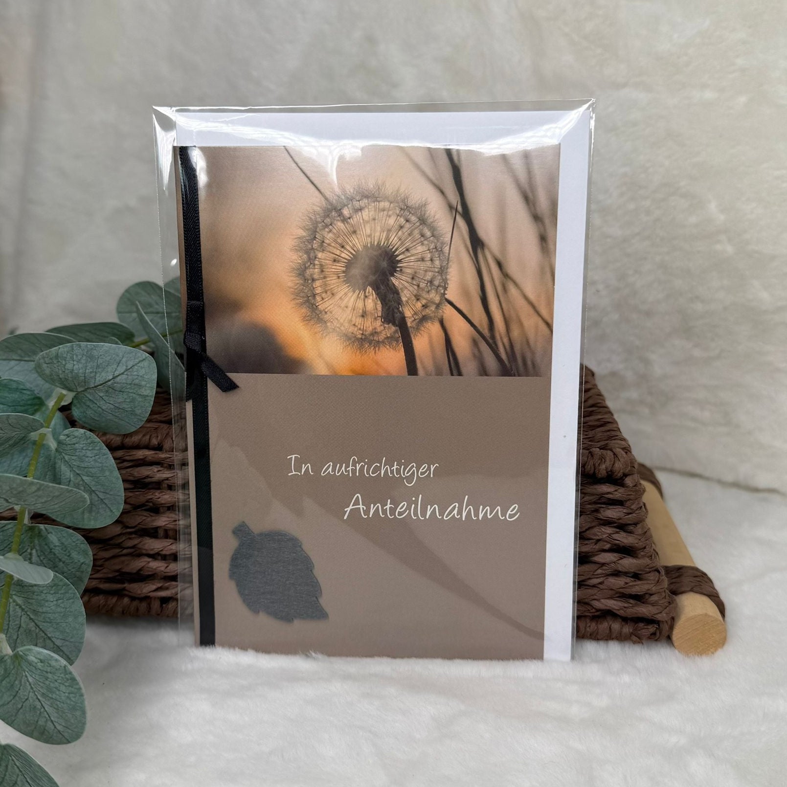 Trauerkarte - In aufrichtiger Anteilnahme