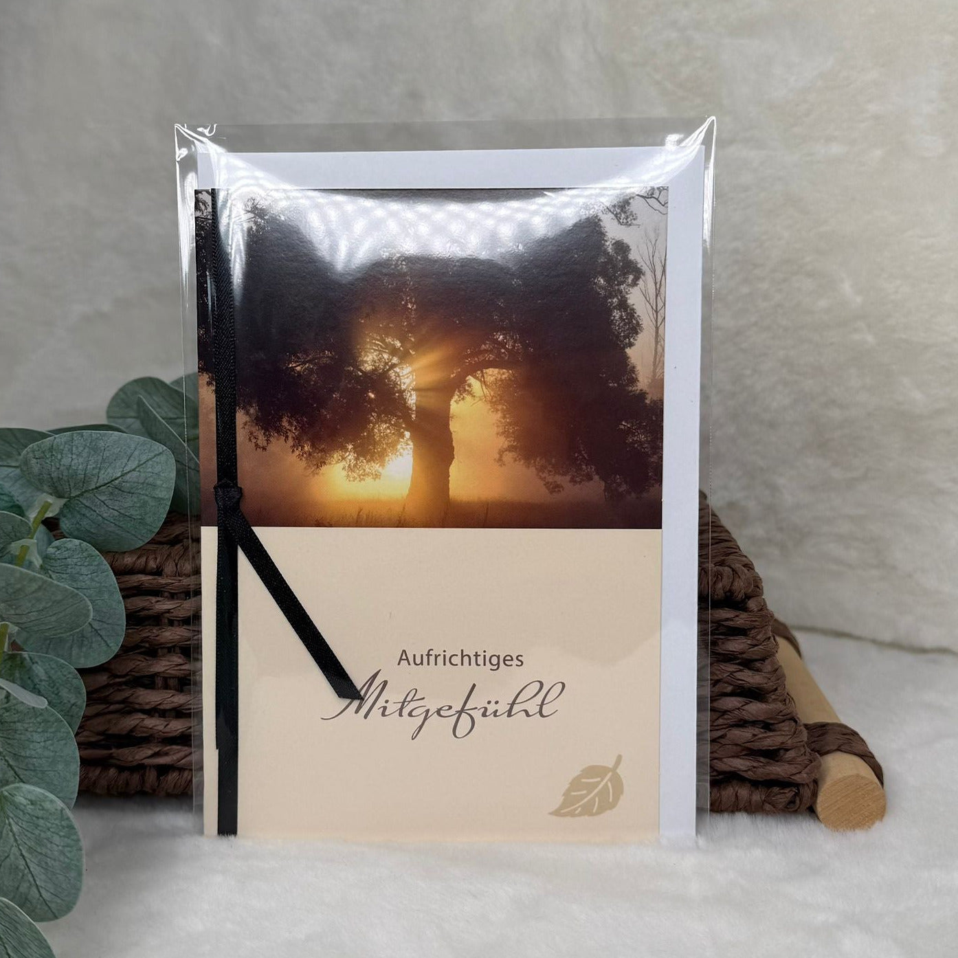 Trauerkarte - Aufrichtiges Mitgefühl