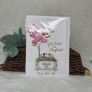 Hochzeitskarten - Zur Hochzeit; Gute Fahrt ins Eheglück!