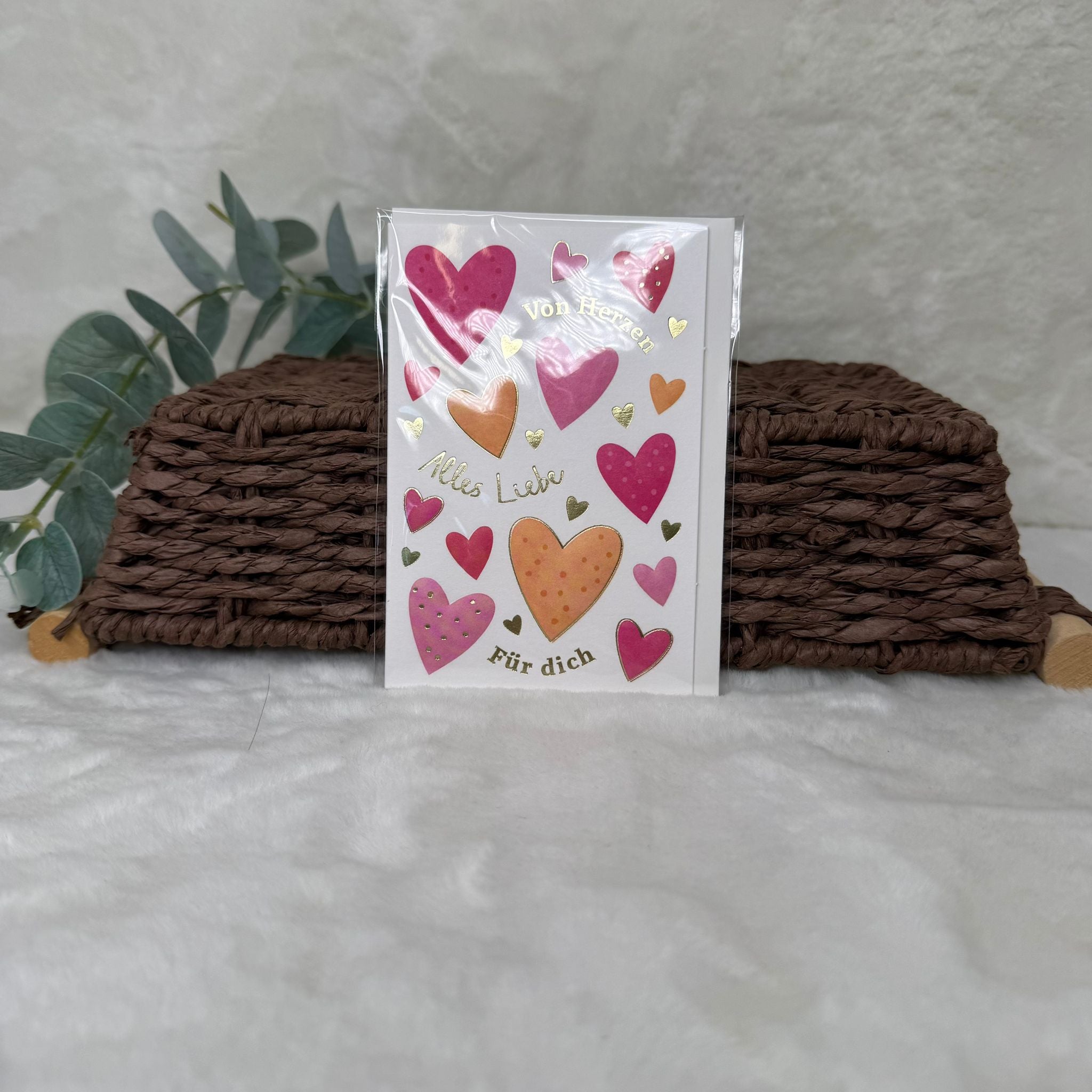 mini Motivkarte - Von Herzen Alles Liebe für dich