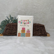 mini Motivkarte -  Happy Birthday Heute ist dein Tag!
