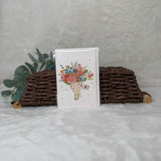 mini Motivkarte -  Blumenstrauß