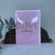 Geburtstagskarte - Happy Birthday