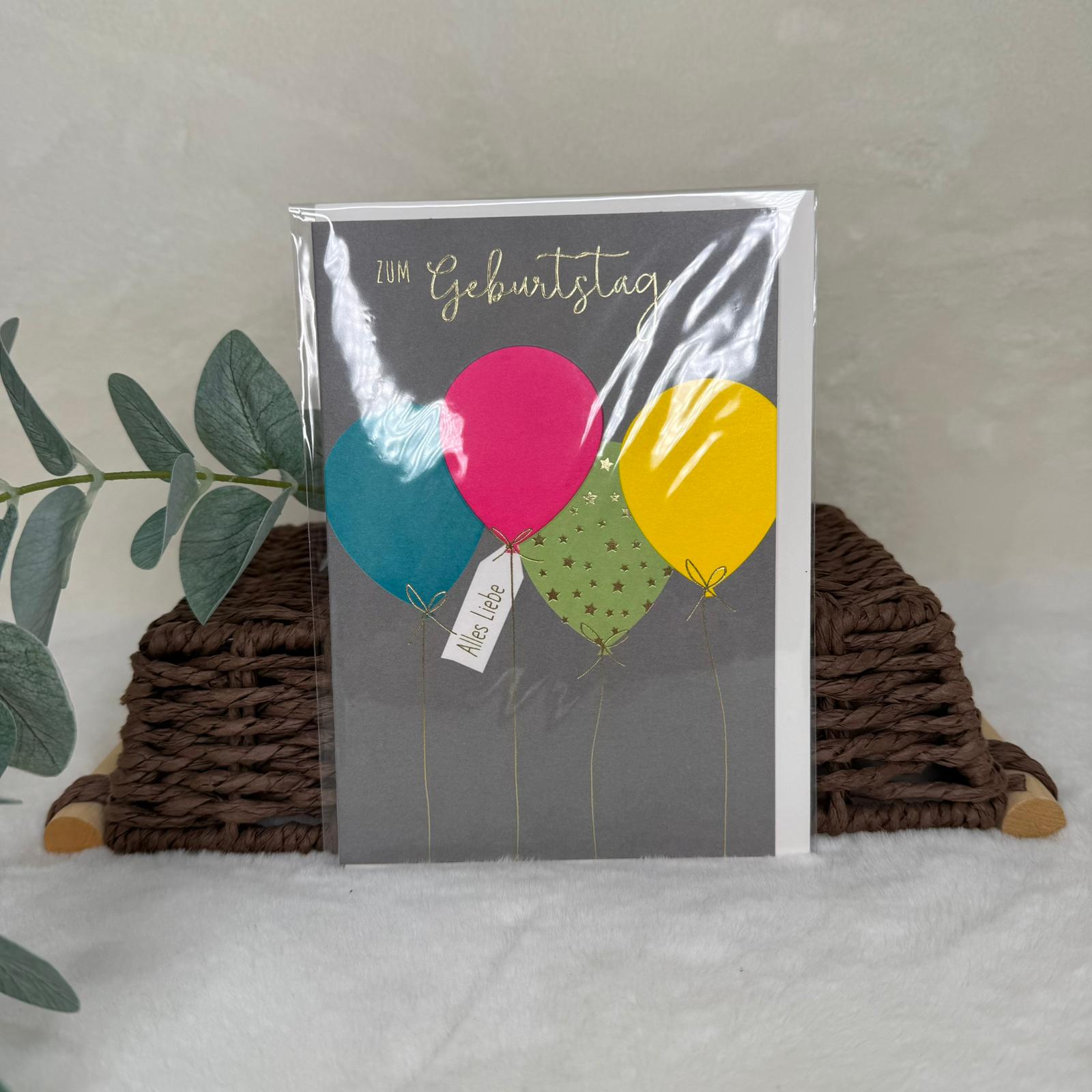 Geburtstagskarte - zum Geburstag Alles Liebe
