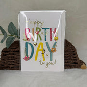Geburtstagskarte - Happy Birthday to you!