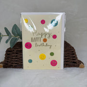 Geburtstagskarte - Happy Happy Birthday!