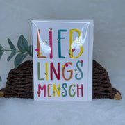 Motivkarte - Lieblingsmensch