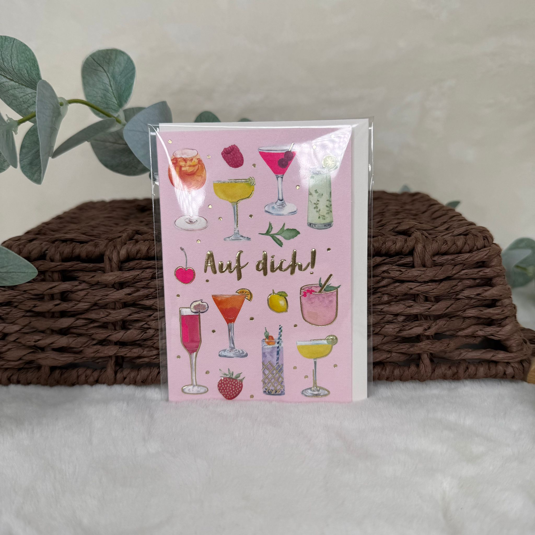 mini Motivkarte - Auf dich!