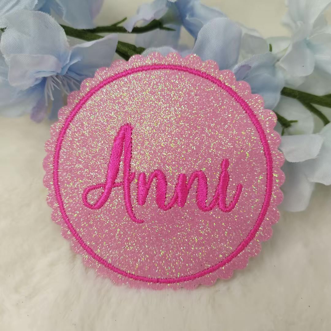 Name als Klettie Magnetpatch Aufnäher Aufbügeln Anhänger