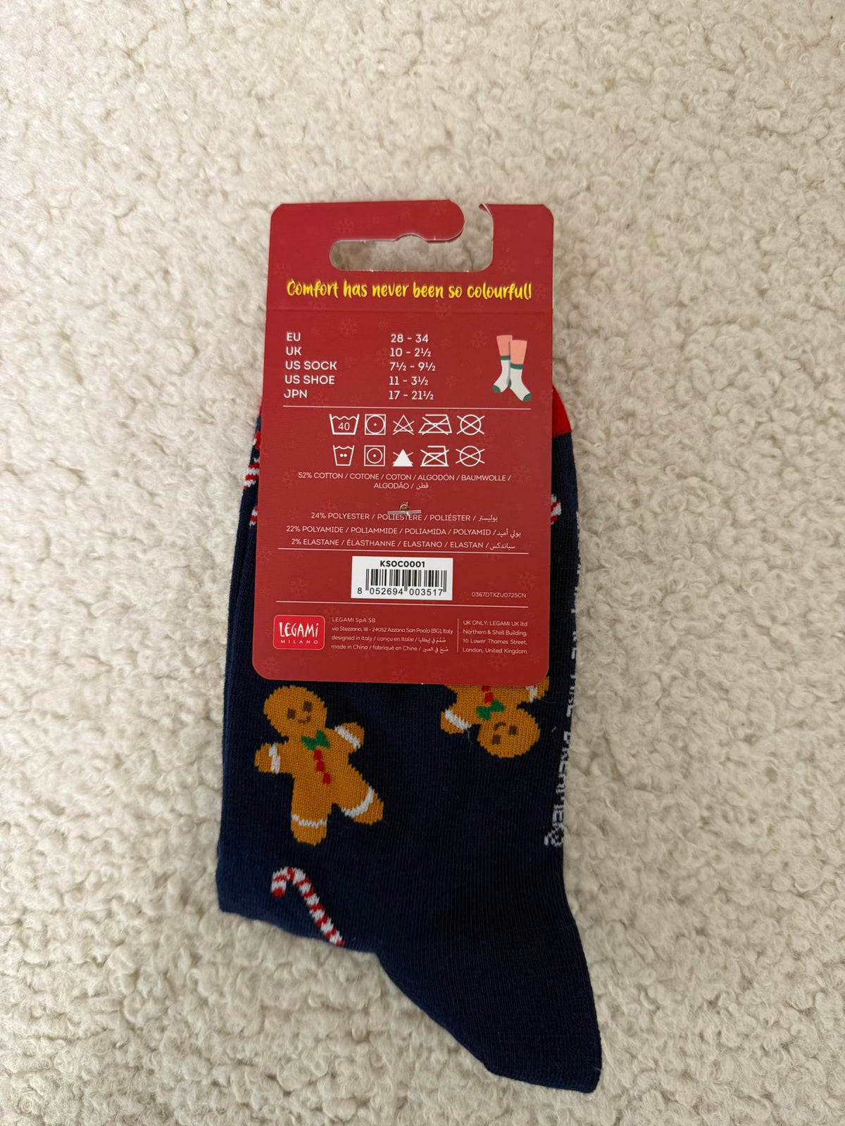 Socken für Kinder Gingerbread - It’s a Match! Legami