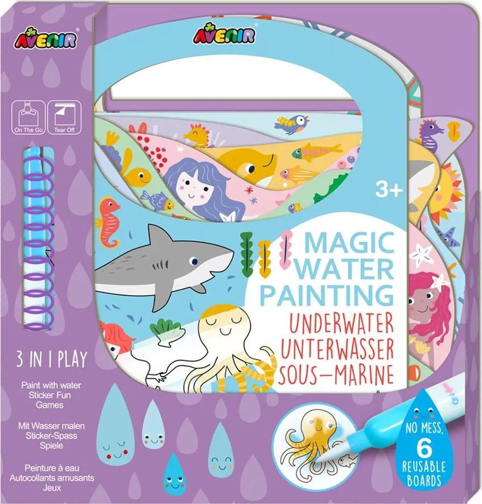 Magic Water Painting Unter Wasser