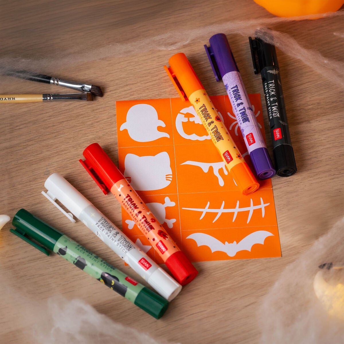 Set mit 6 Schminkstiften „Trick & Twist“ von Legami
