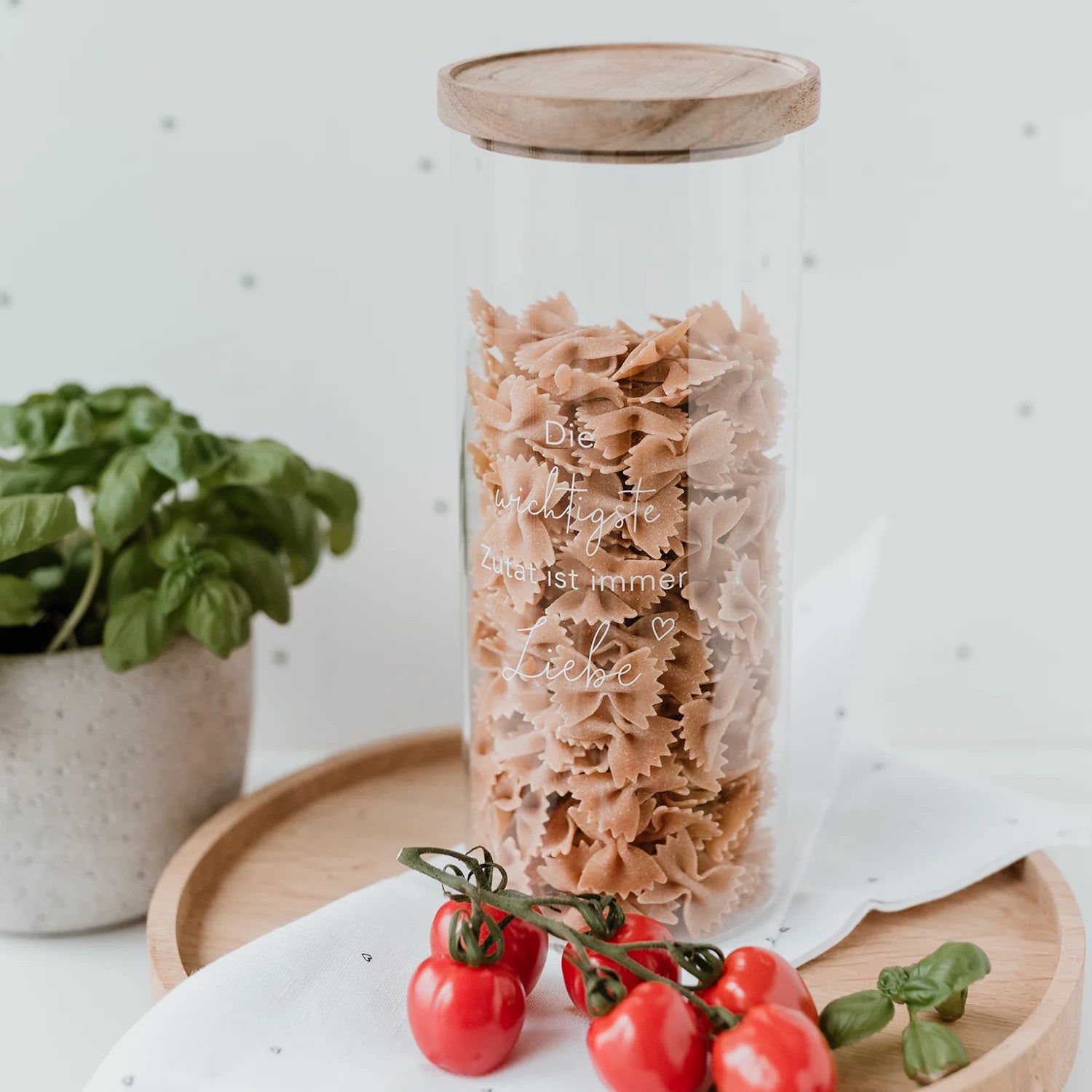 Vorratsglas Liebe 25cm Eulenschnitt
