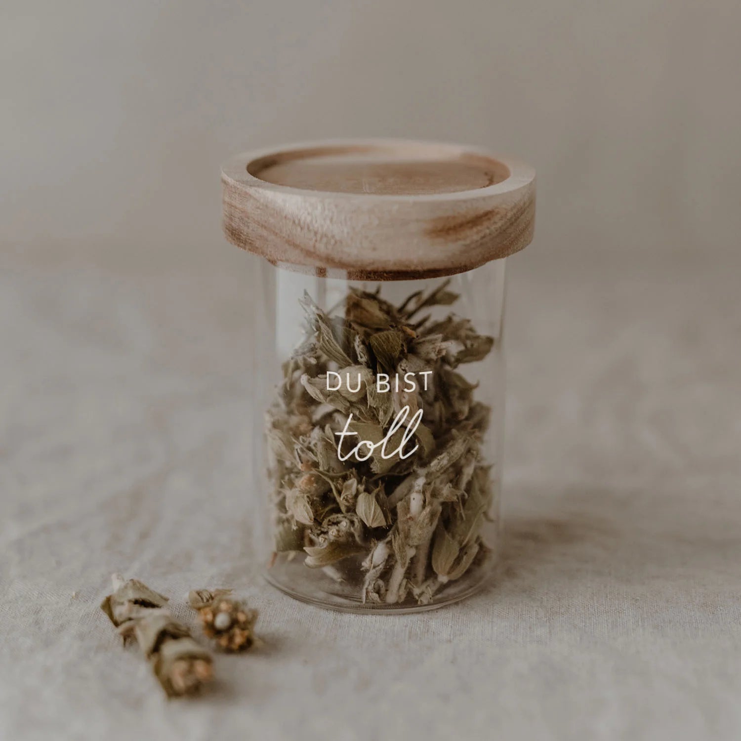 Mini Vorratsglas Du bist toll Eulenschnitt