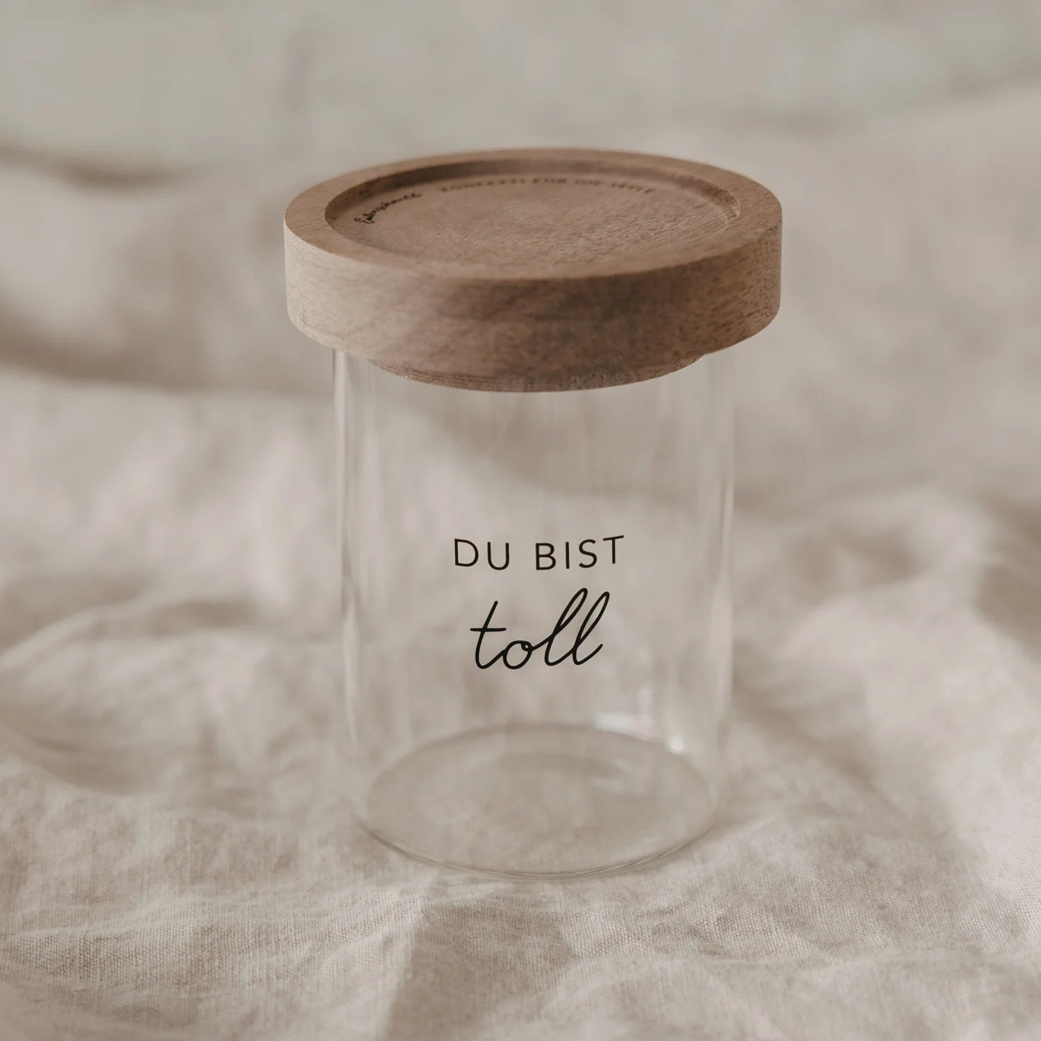Mini Vorratsglas Du bist toll Eulenschnitt