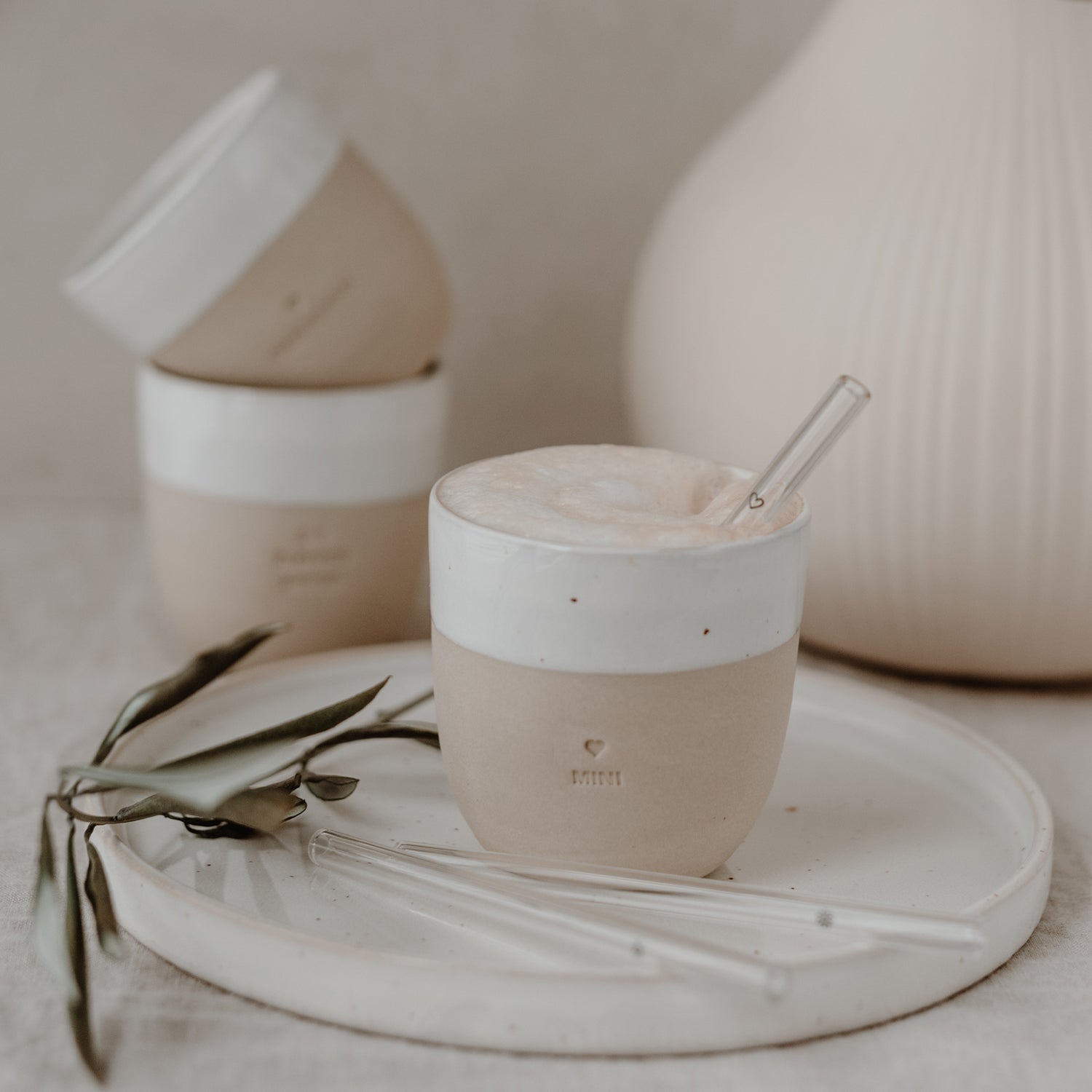 Mini Kleiner Becher Eulenschnitt
