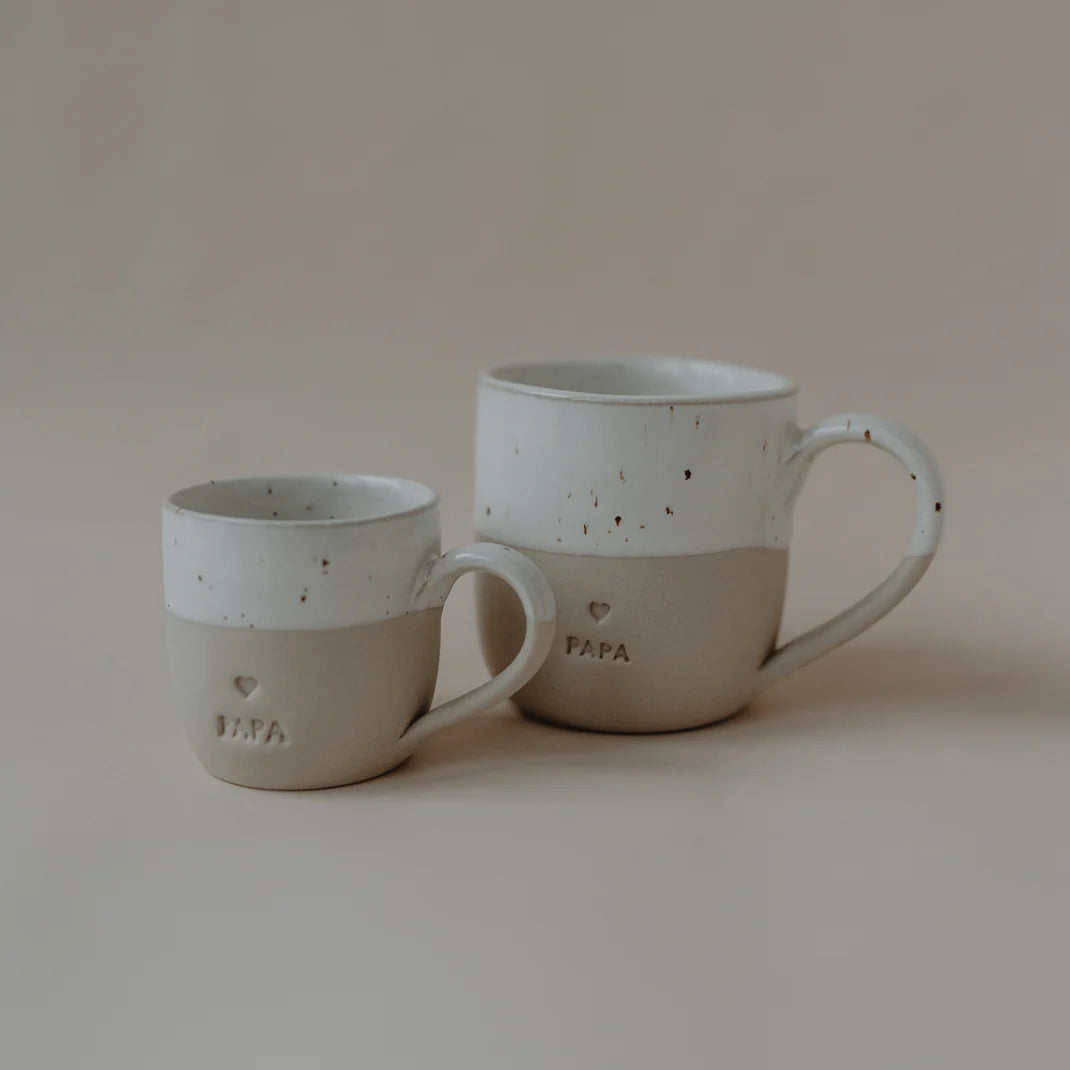 Kleine Cappuccino Tasse Papa Eulenschnitt