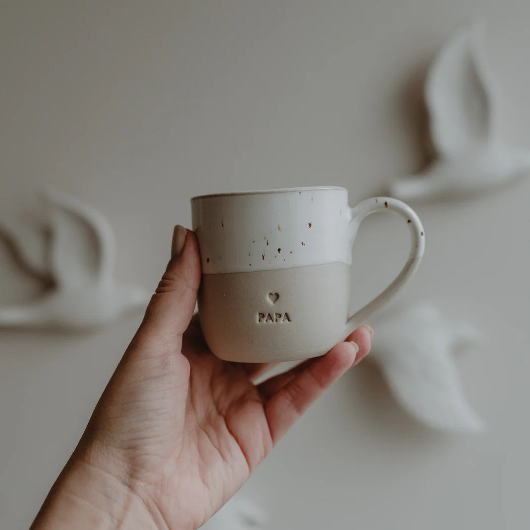 Kleine Cappuccino Tasse Papa Eulenschnitt