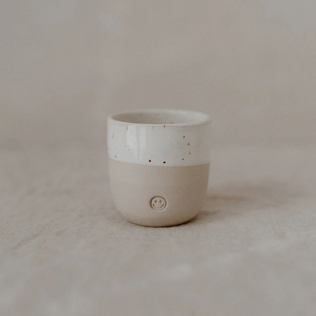 Smiley Espresso Becher Eulenschnitt