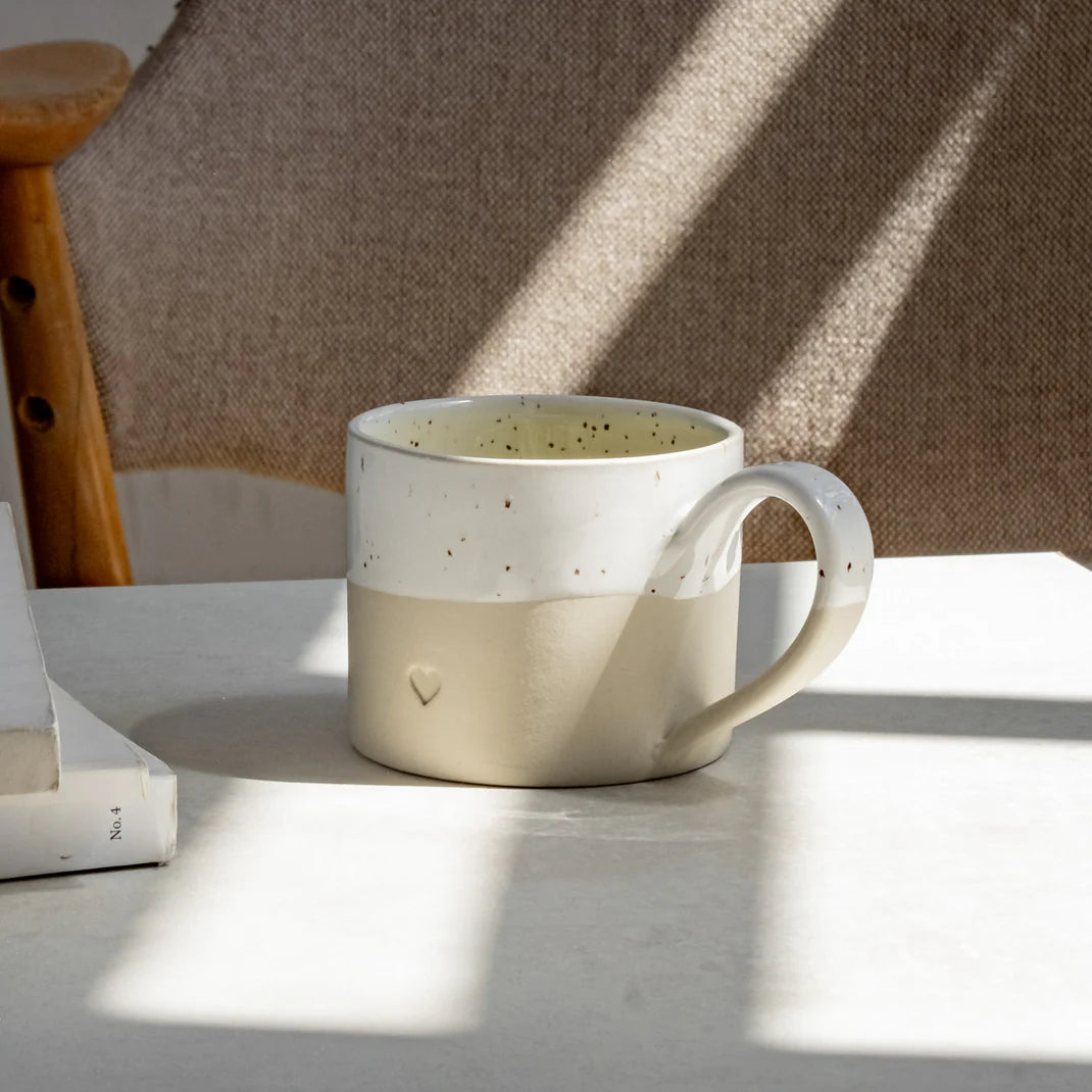 Herz Tasse Eulenschnitt