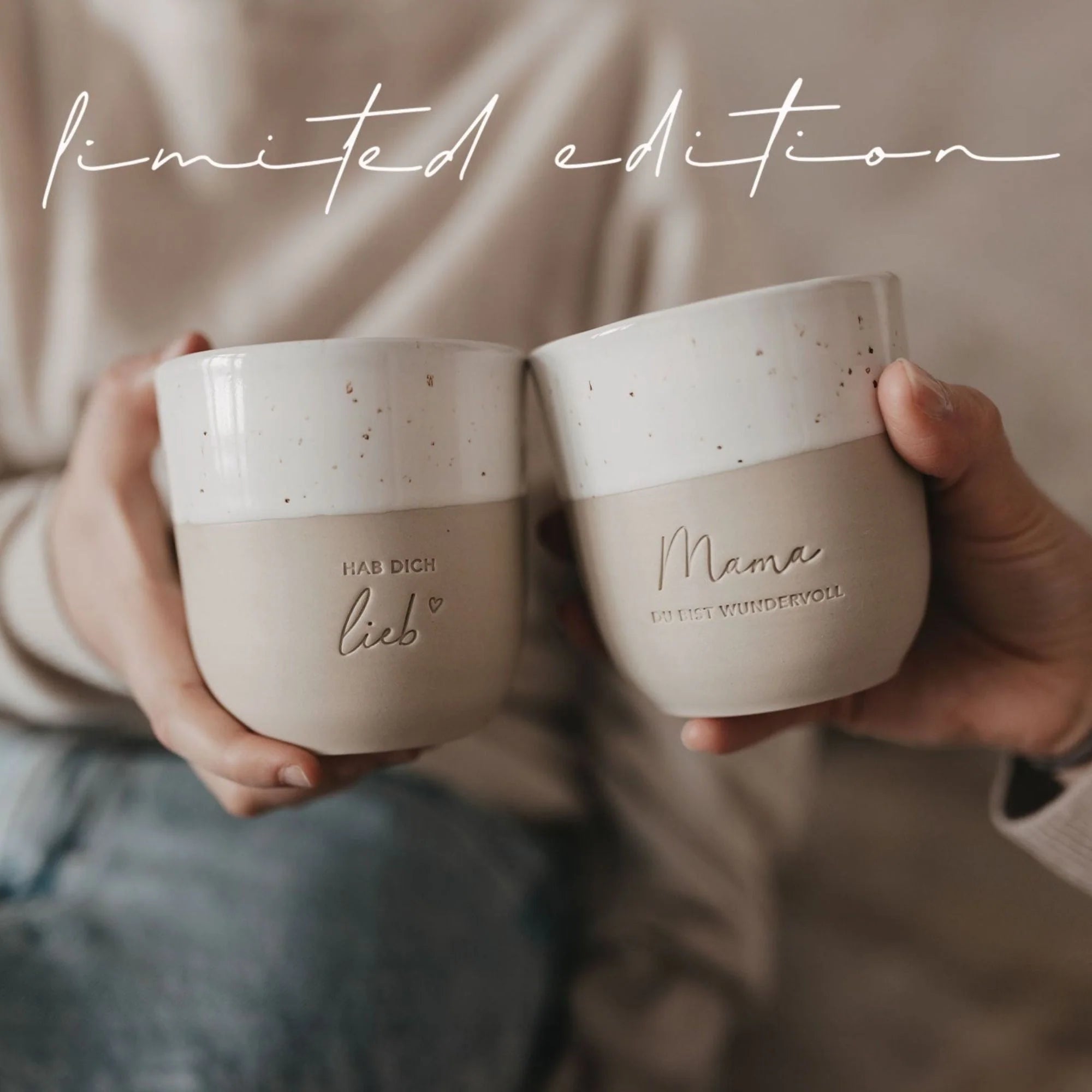 Mama du bist wundervoll Becher Eulenschnitt