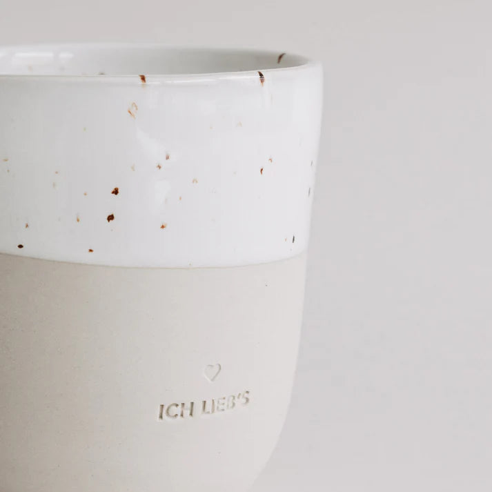 Becher Ich Liebs Eulenschnitt