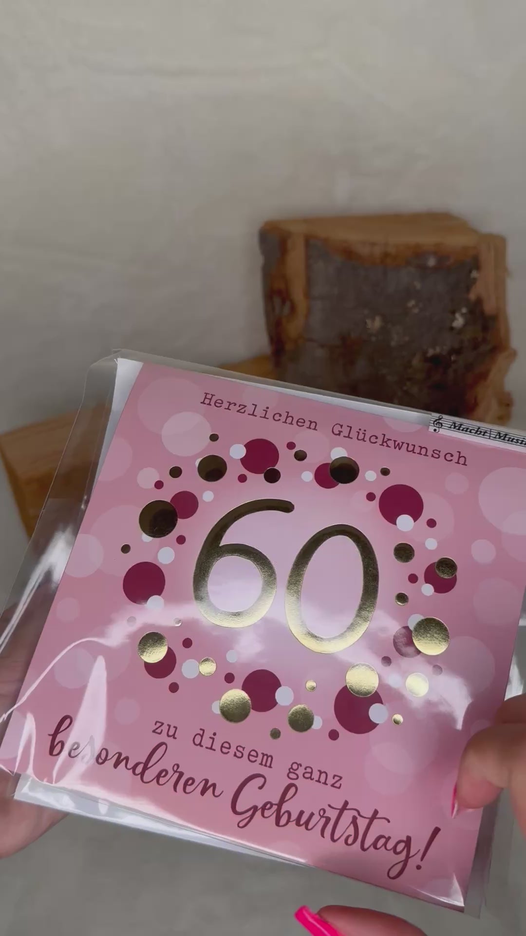 Video laden: 60 Geburtstag Musikkarte - Depesche