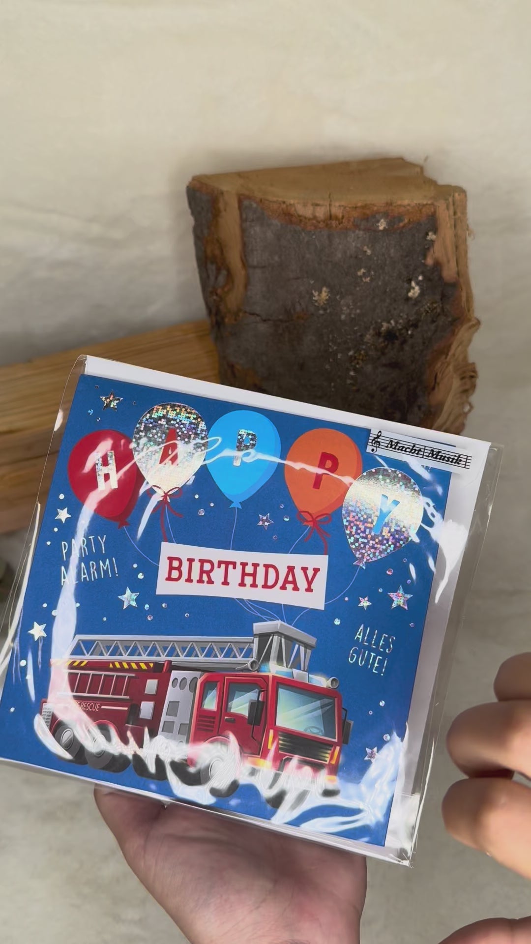 Video laden: Feuerwehr Happy Birthday Musikkarte - Depesche