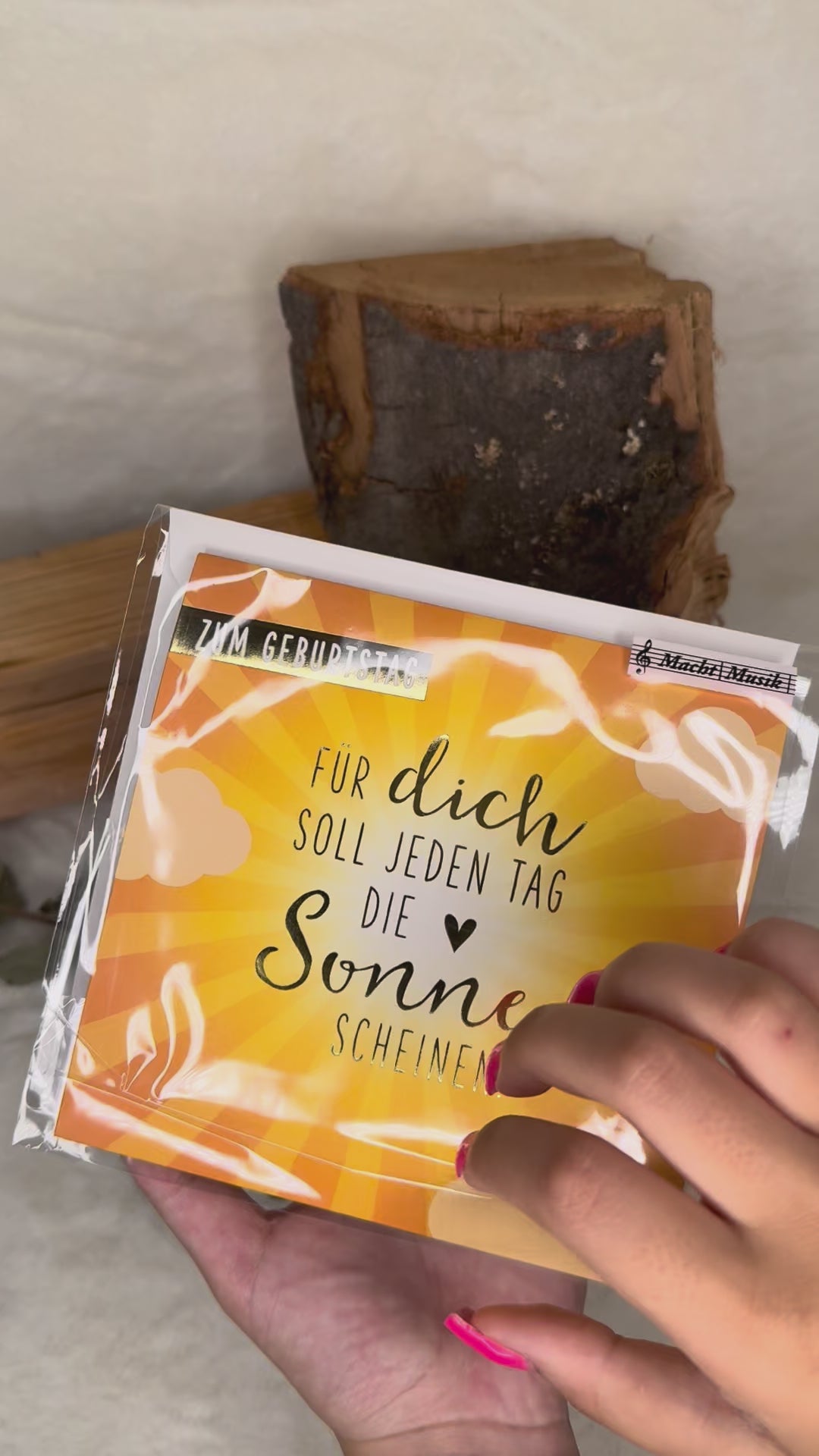 Video laden: Sonnenschein Musikkarte - Depesche