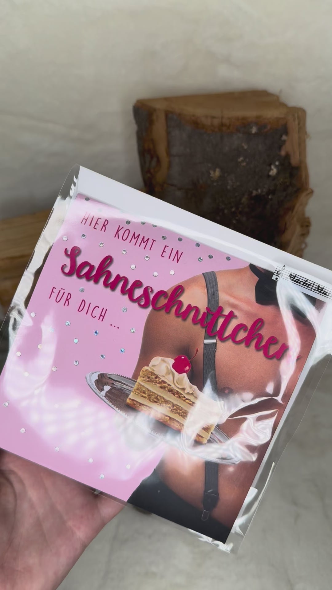 Video laden: Hier kommt ein Sahneschnittchen für dich Musikkarte - Depesche