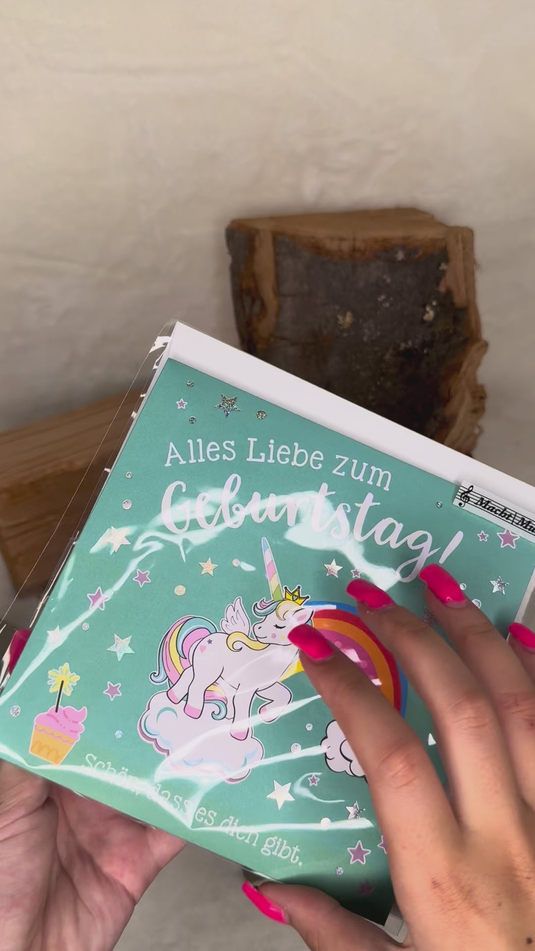 Video laden: Alles Liebe zum Geburtstag! Einhorn Musikkarte - Depesche