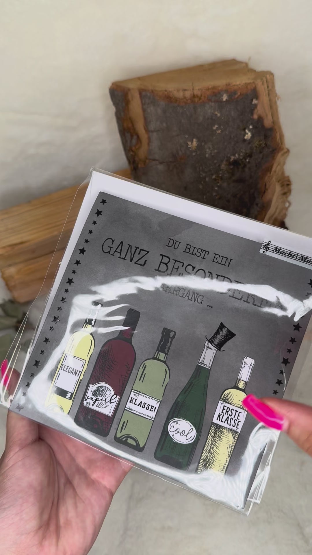 Video laden: Du bist ein ganze besonderer Jahrgang Musikkarte - Depesche