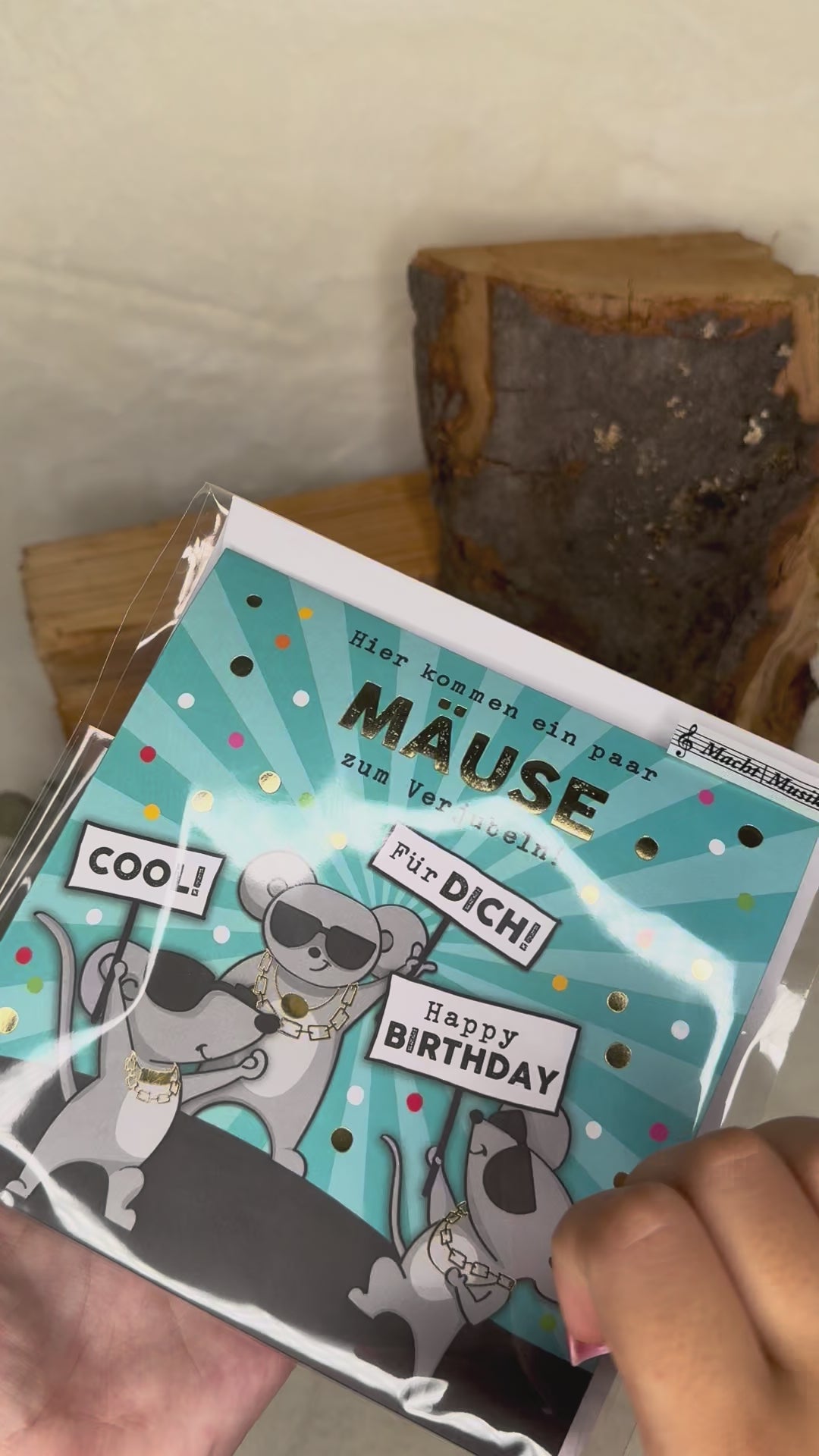 Video laden: Hier kommen ein paar Mäuse zum Verjubeln! Musikkarte - Depesche