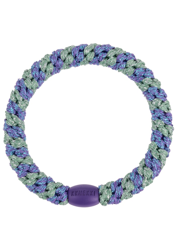 74 Kknekki Purple green glitter stripe