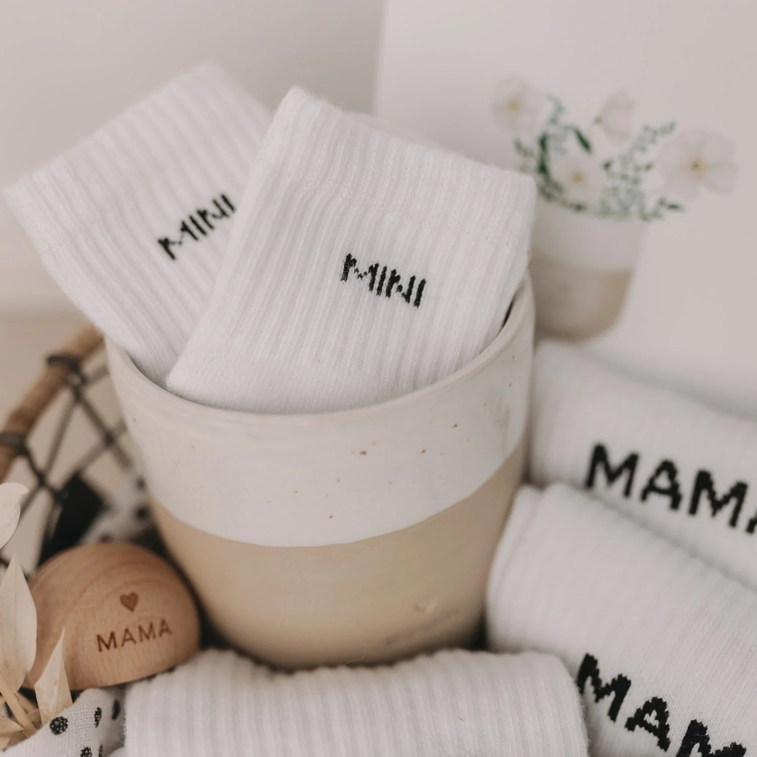 Babysocken Mini Eulenschnitt