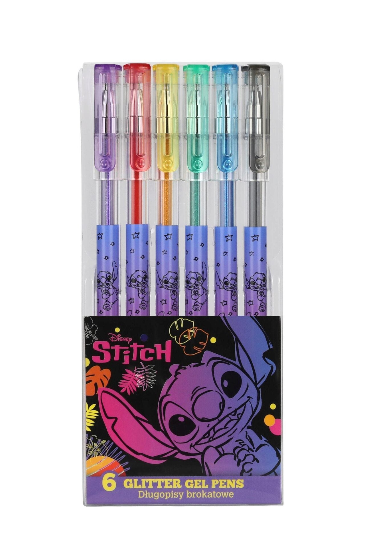Stitch Glitzer-Stifte, 6 Farben - Coolpack